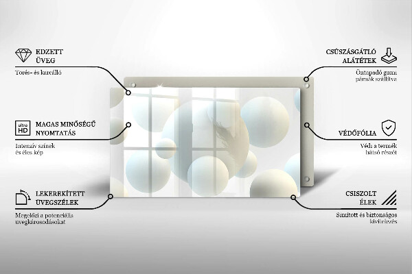 Copri piano induzione Palline 3D moderne
