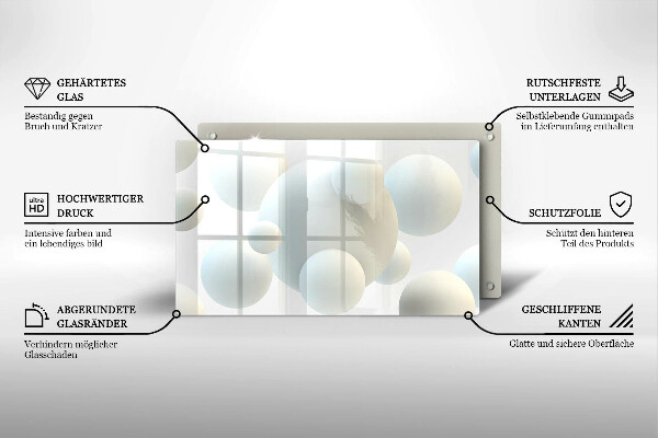 Copri piano induzione Palline 3D moderne