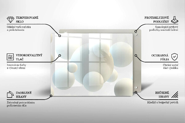 Copri piano induzione Palline 3D moderne