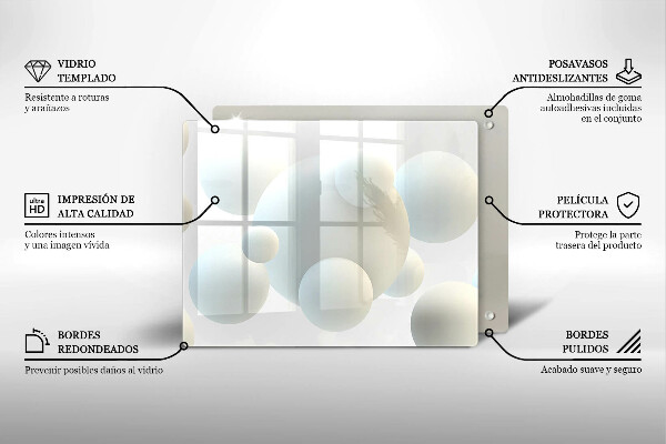 Copri piano induzione Palline 3D moderne