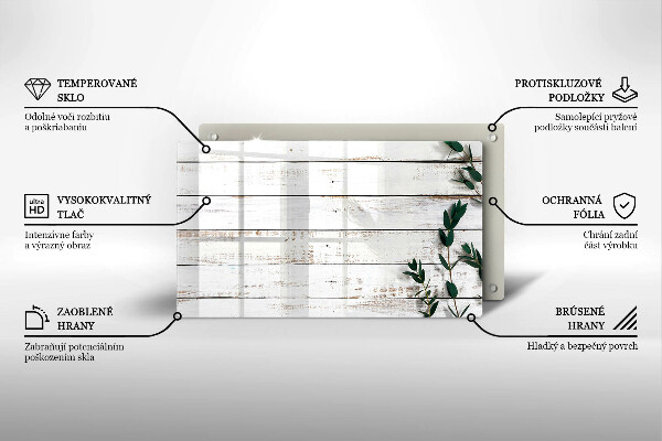 Copri piano induzione Vecchie tavole e foglie