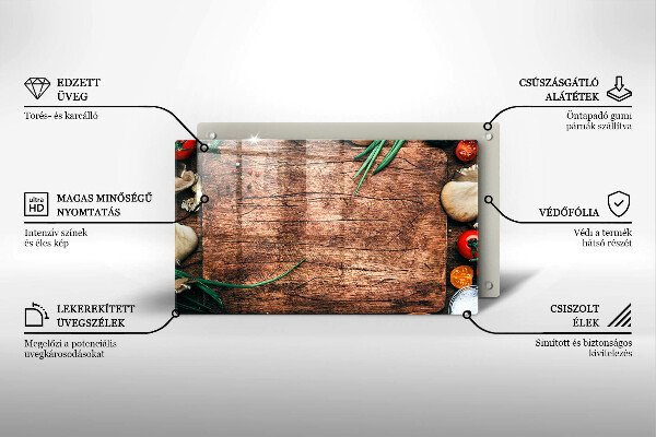 Copri piano cottura Tagliere da cucina in legno