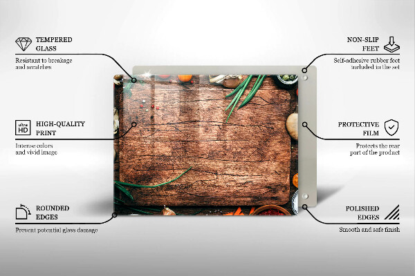 Copri piano cottura Tagliere da cucina in legno