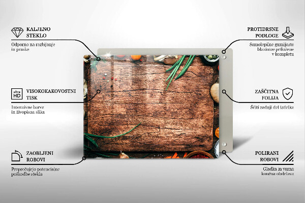 Copri piano cottura Tagliere da cucina in legno