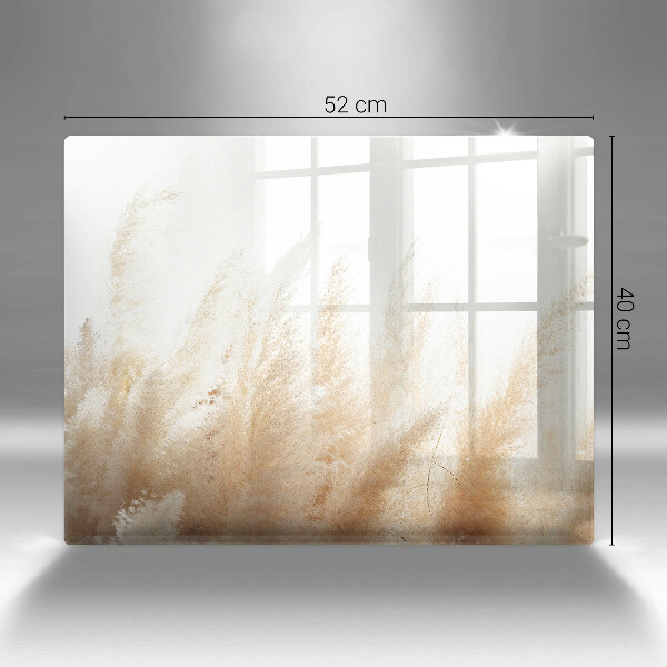 Copri piano cottura Erba della pampa