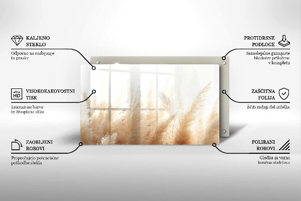 Copri piano cottura Erba della pampa