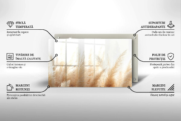 Copri piano cottura Erba della pampa