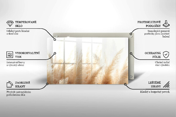 Copri piano cottura Erba della pampa