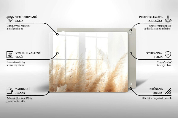 Copri piano cottura Erba della pampa