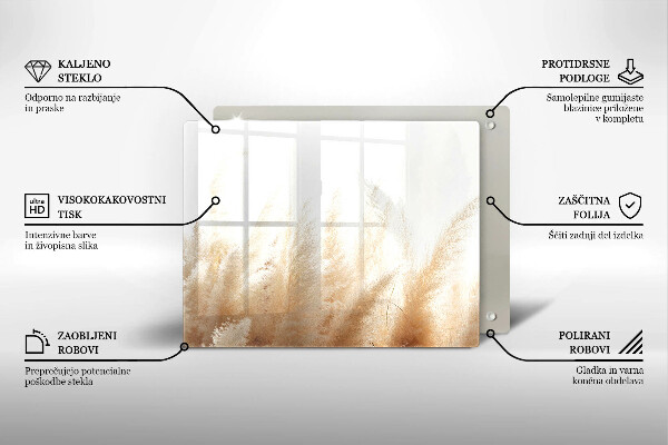 Copri piano cottura Erba della pampa