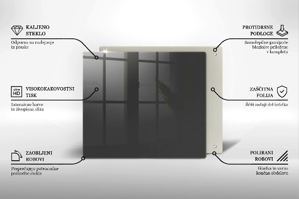 Copri piano cottura Colore grigio