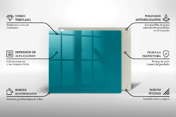 Copri piano cottura Turchese