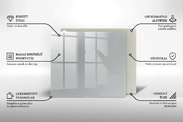 Copri piano cottura Colore grigio