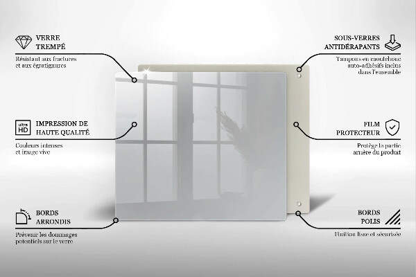 Copri piano cottura Colore grigio