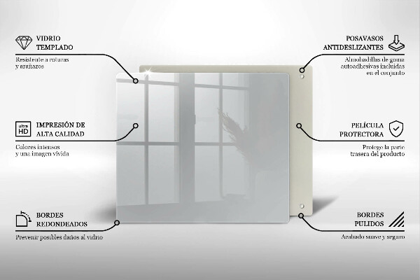 Copri piano cottura Colore grigio