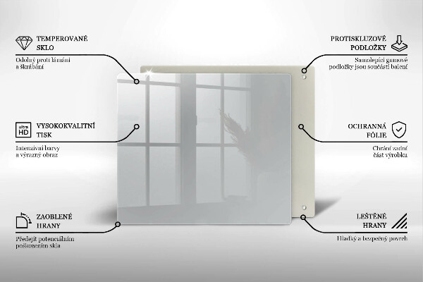 Copri piano cottura Colore grigio