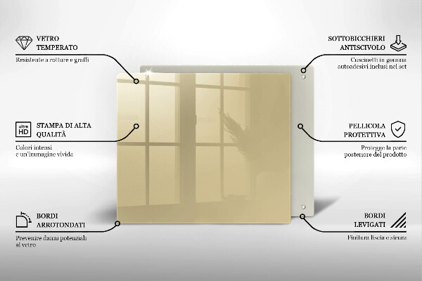 Copri piano cottura Colore beige