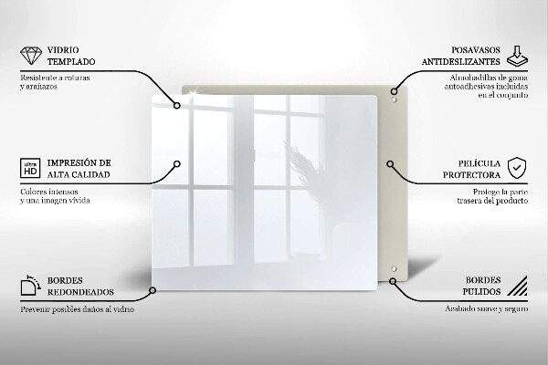 Copri piano cottura Colore bianco