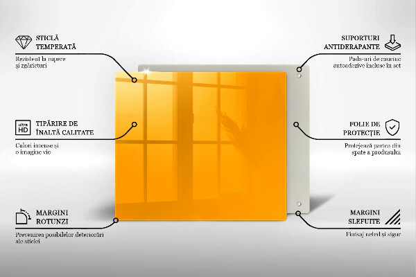 Copri piano cottura Colore giallo scuro