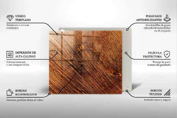 Copri piano cottura Struttura in legno