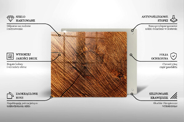 Copri piano cottura Struttura in legno