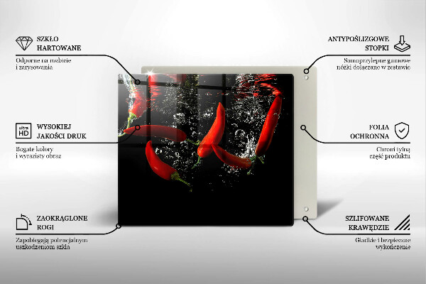 Copri piano cottura Peperoncini in acqua