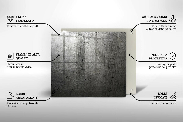 Copri piano cottura Struttura del metallo