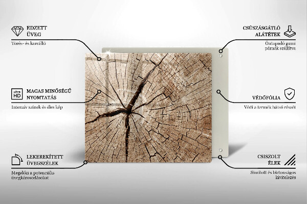 Proteggi piano induzione Sezione trasversale di un albero