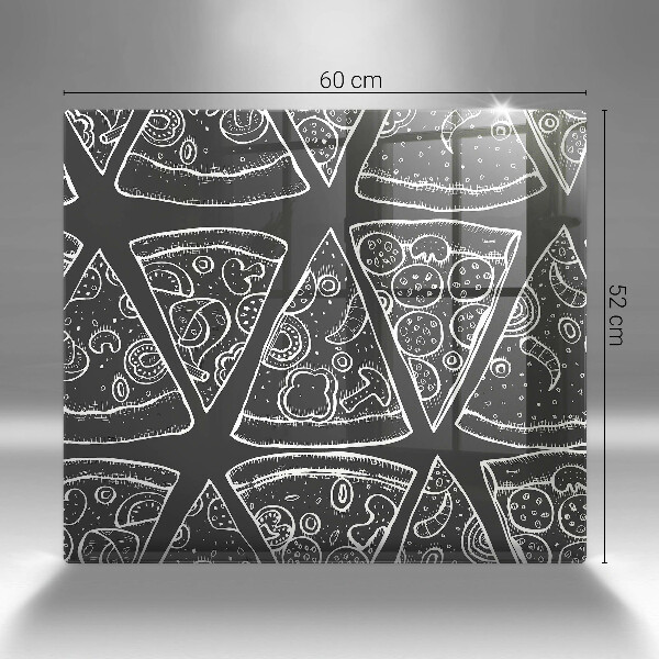 Proteggi piano induzione Illustrazione della pizza