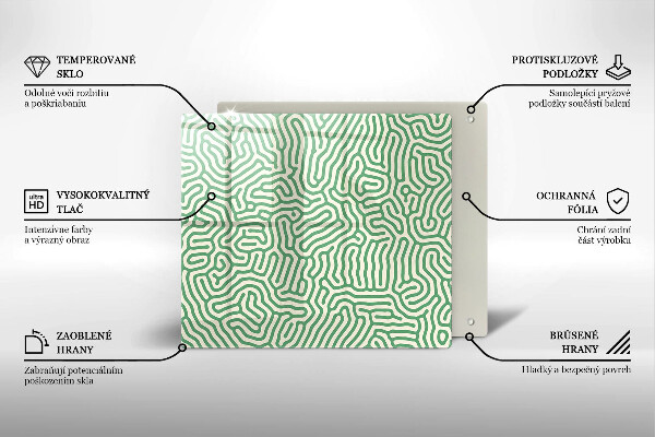 Copertura piano induzione Linee astratte