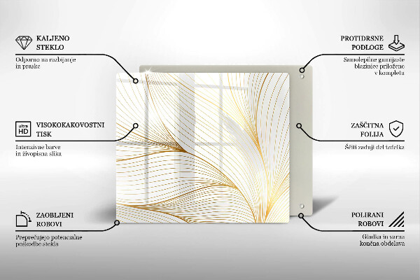 Copertura piano induzione Modello di linee moderne