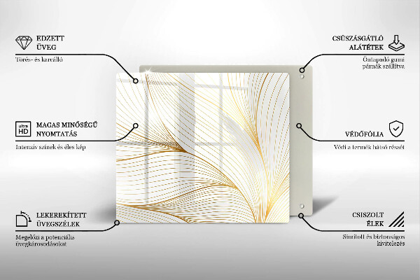 Copertura piano induzione Modello di linee moderne