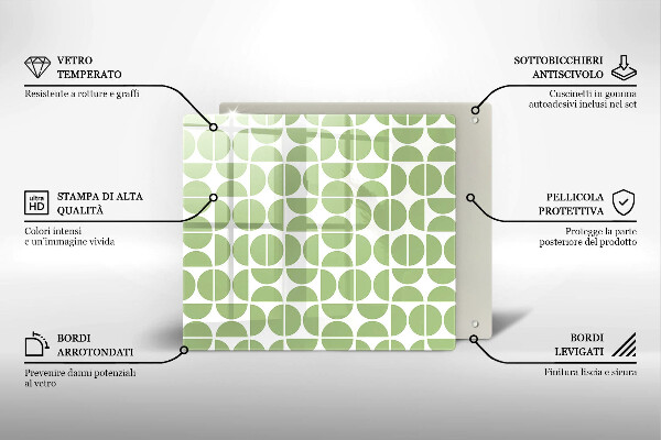 Copertura piano induzione Modello di forme boho