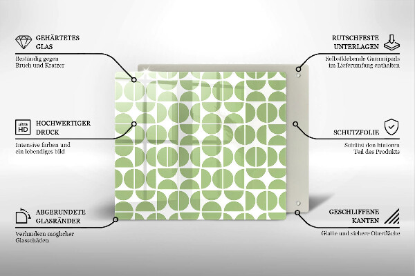 Copertura piano induzione Modello di forme boho