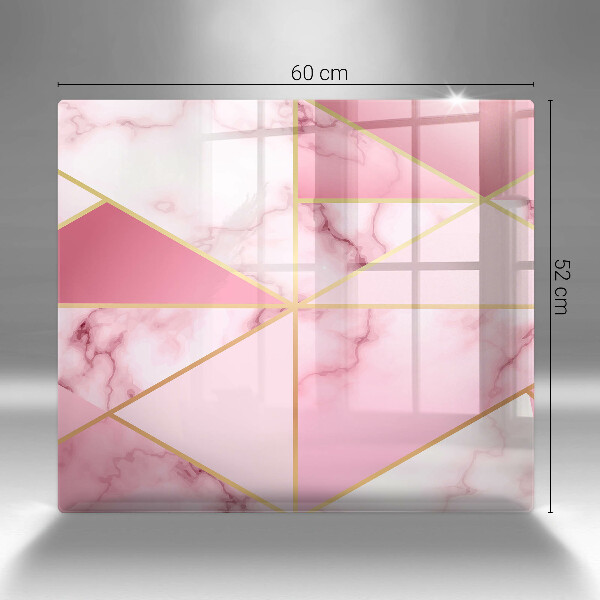 Copertura piano induzione Marmo geometrico