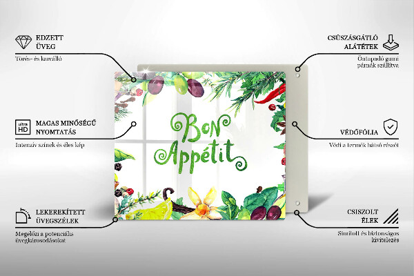 Copertura piano induzione Iscrizione Bon Appetit