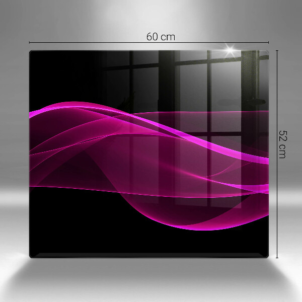 Copri piano cottura Astrazione rosa