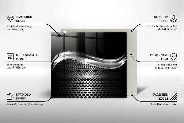 Copri piano cottura Struttura in metallo