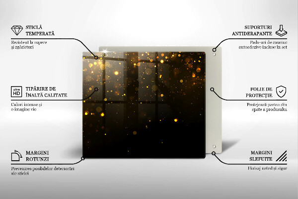Proteggi piano induzione Scintillio d'oro