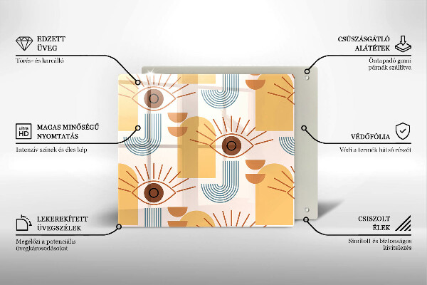 Copertura piano induzione Modello occhi boho