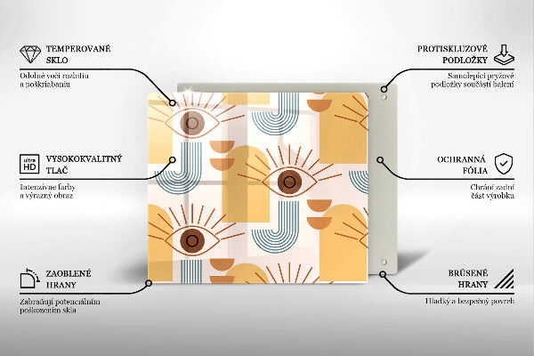 Copertura piano induzione Modello occhi boho