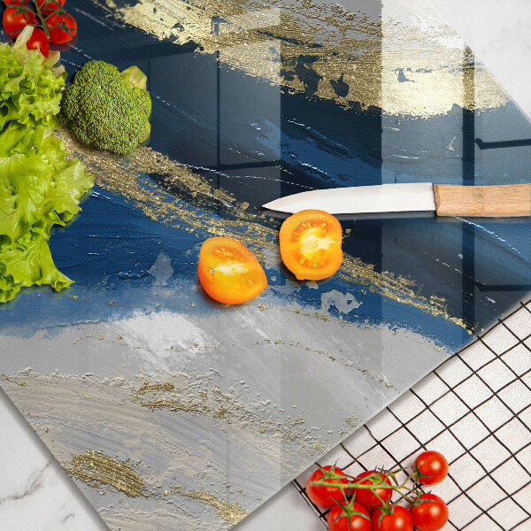 Copertura piano induzione Texture con oro