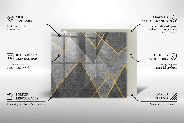 Copertura piano induzione Forme taglienti