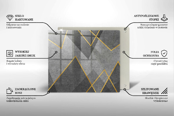 Copertura piano induzione Forme taglienti