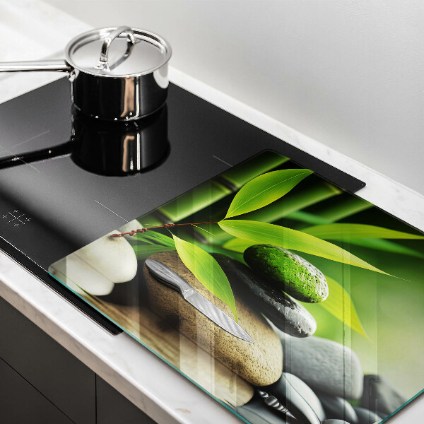 Copertura piano induzione Pietre di bambù Zen