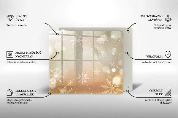 Copertura piano induzione Fiocchi di neve