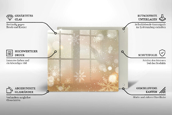 Copertura piano induzione Fiocchi di neve