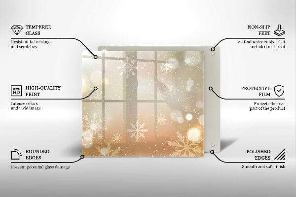 Copertura piano induzione Fiocchi di neve