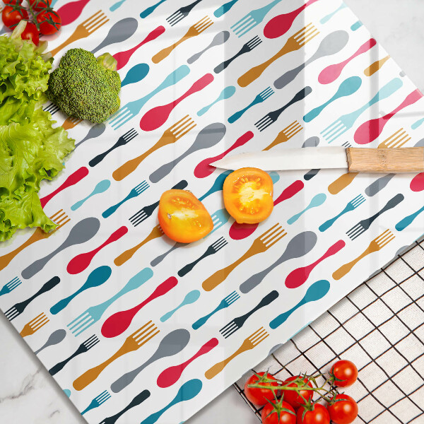 Copri piano cucina Illustrazione del cucchiaio