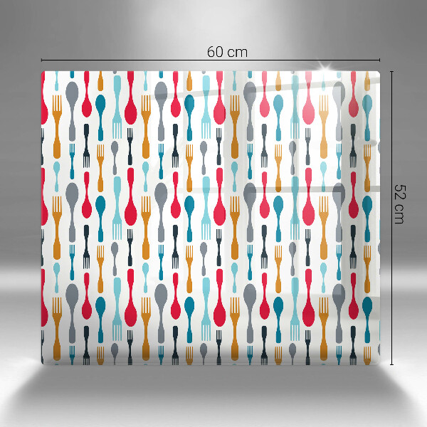 Copri piano cucina Illustrazione del cucchiaio